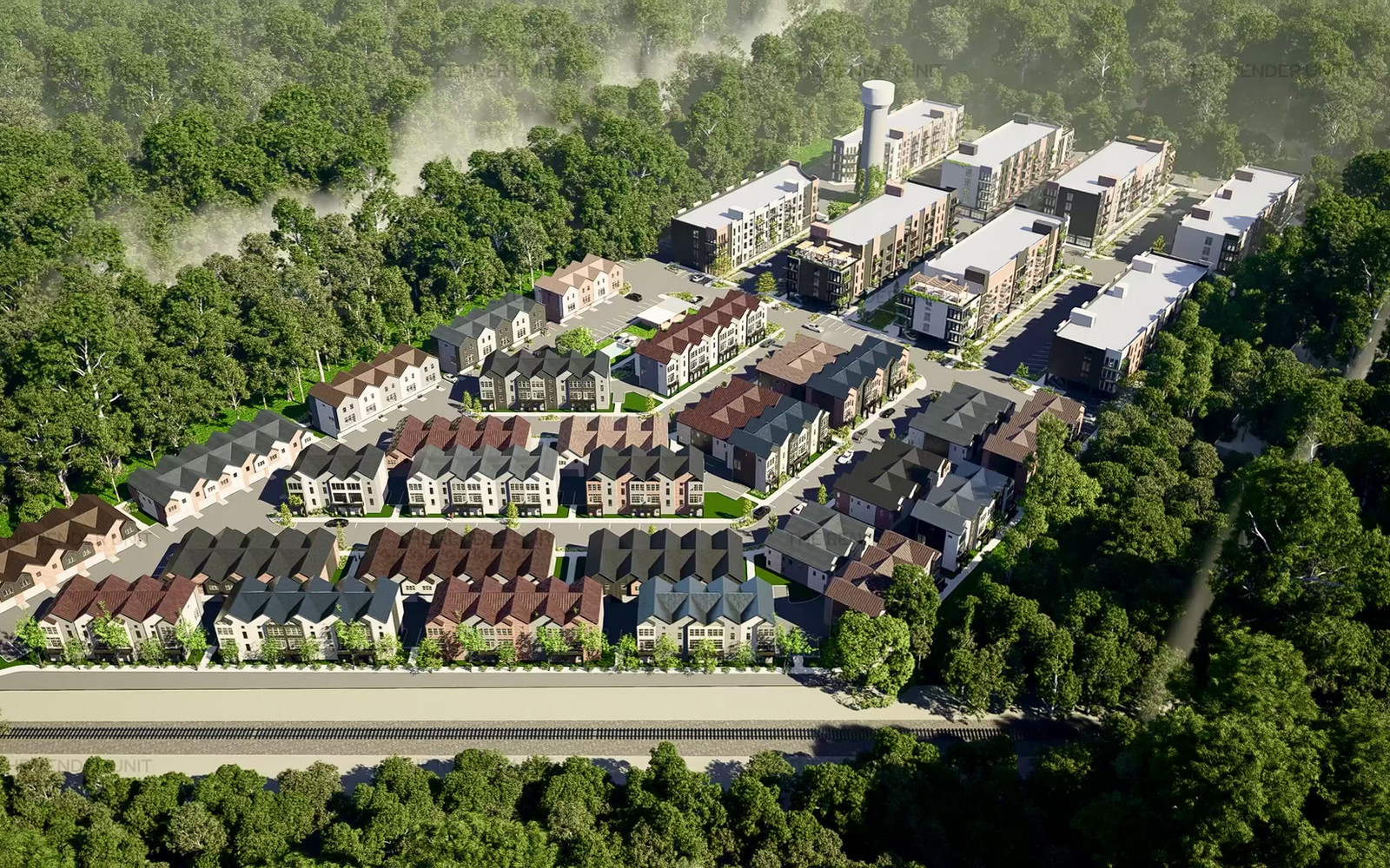 Azalia Meadows aerial view