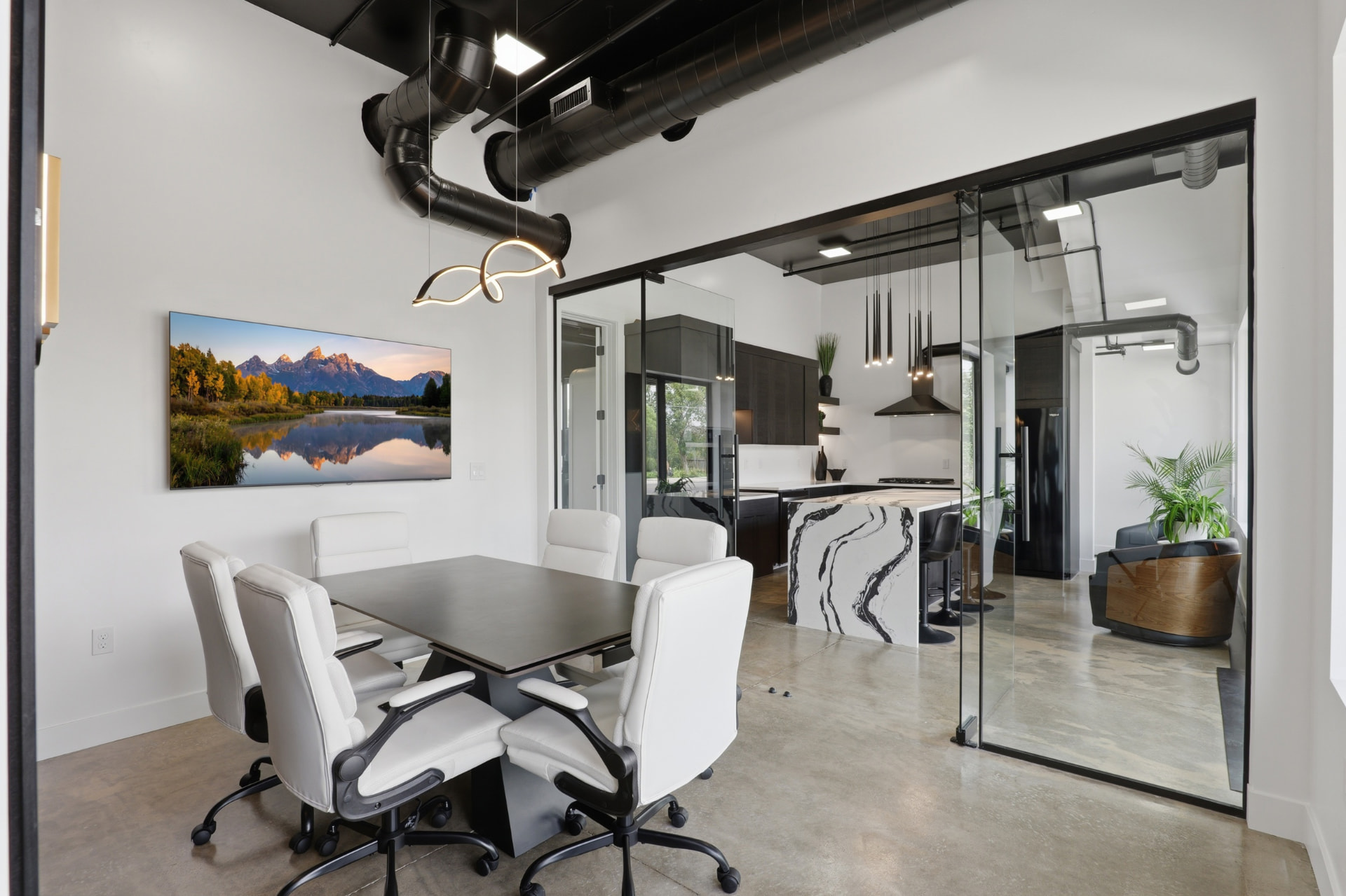 Kairos headquarters conference room with glass wall